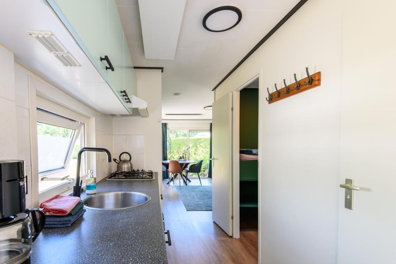 פוטן Gezellig Chalet Aan De Veluwse Bosrand מראה חיצוני תמונה
